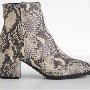 Snake Print Ankle Boot MADDEN GIRL size 8